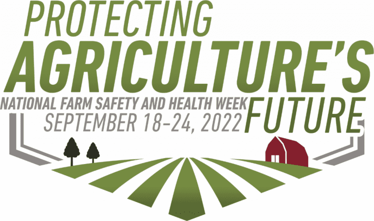Protecting Agriculture's Future, National Farm Safety and Health Week, September 18–24, 2022.