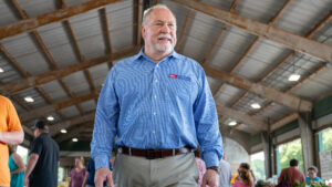 NC State Extension Director David Monks at the State Farmers Market in Raleigh.